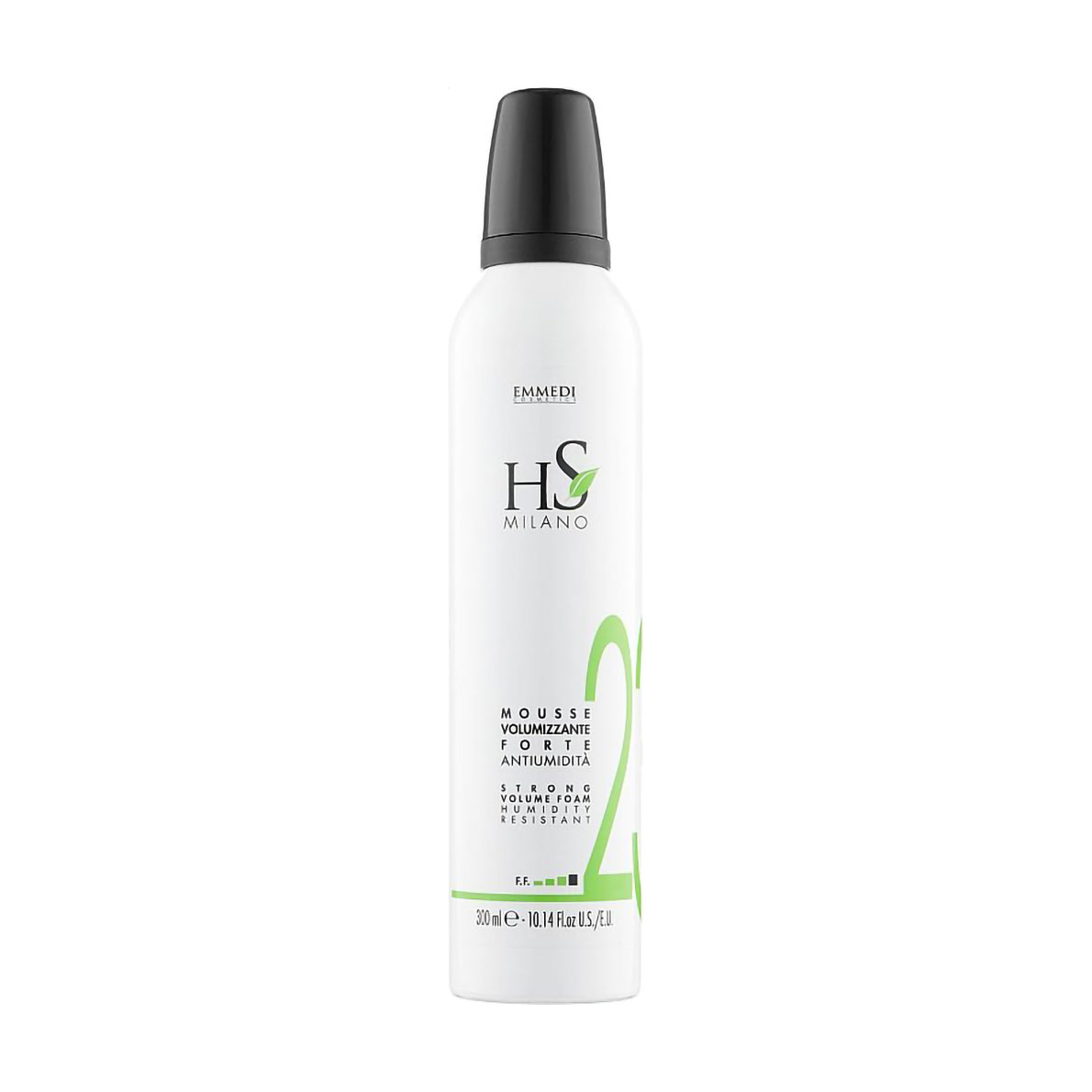 Уцінка! Мус для об'єму волосся HS Milano 23 Strong Volume Foam сильної фіксації, 300 мл